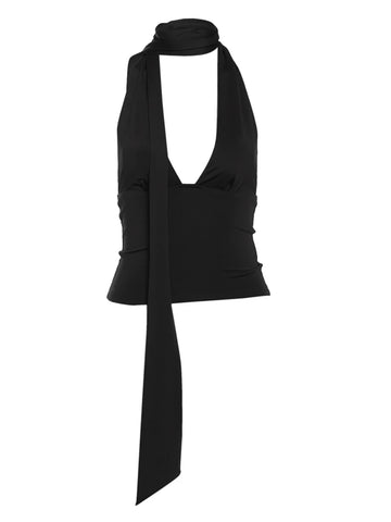 TOP SCARF HALTER